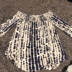 Off the shoulder dress top